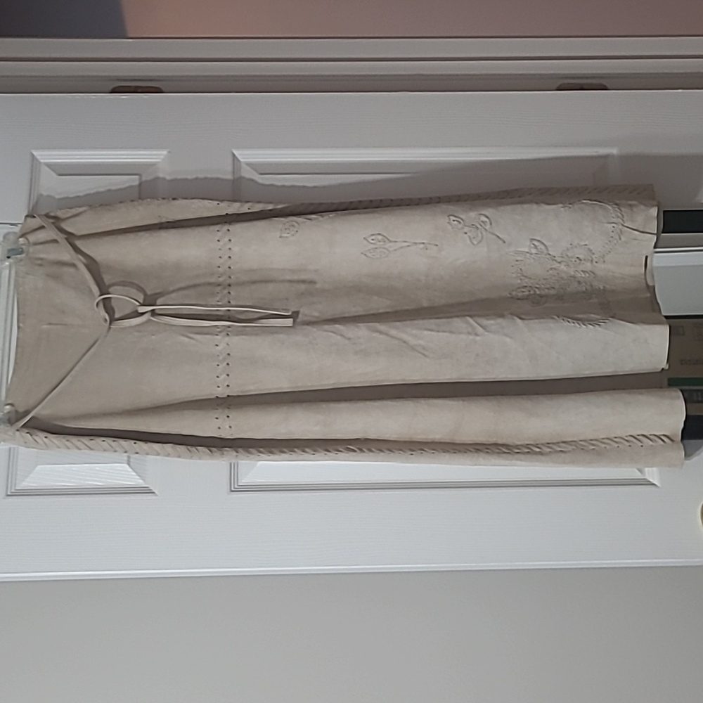 Madison Studio Maxi Lined Leather Skirt (VINTAGED)